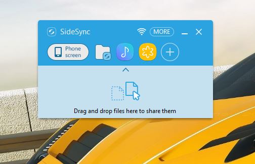 Wirelessly transfer files from Any Samsung to your PC