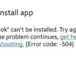 Fix Error Code 504 Can’t Install Facebook App On Android