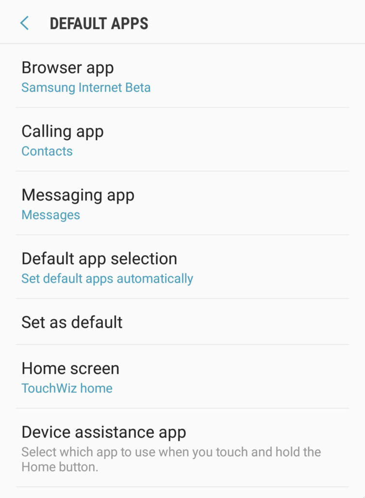 How to Change Default Apps on the Galaxy S8