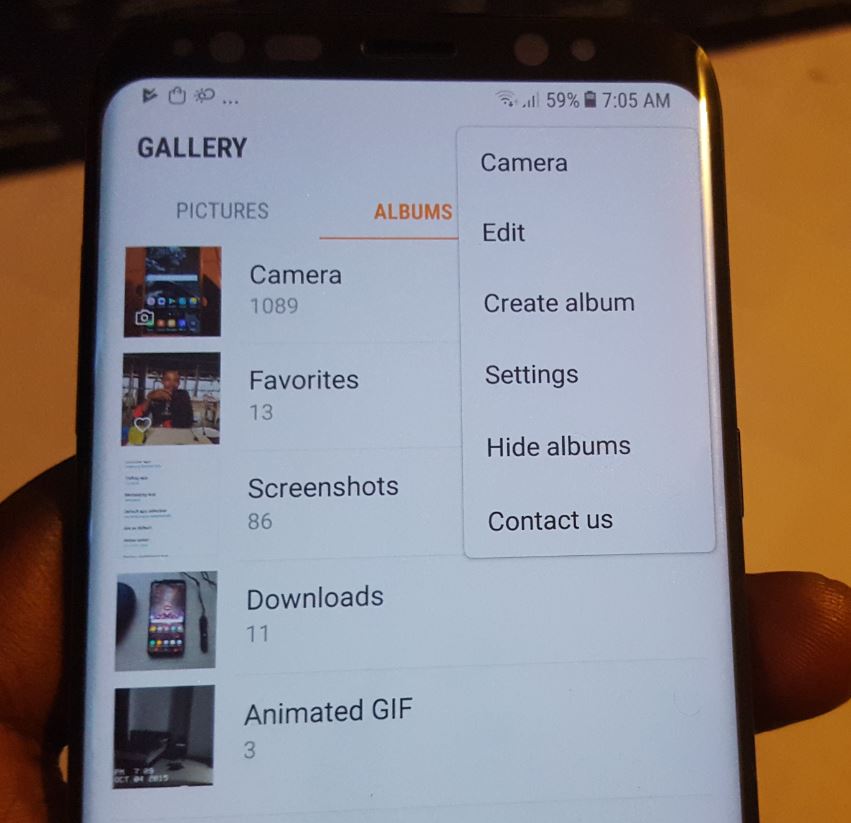 Hide Albums in the Samsung Gallery App