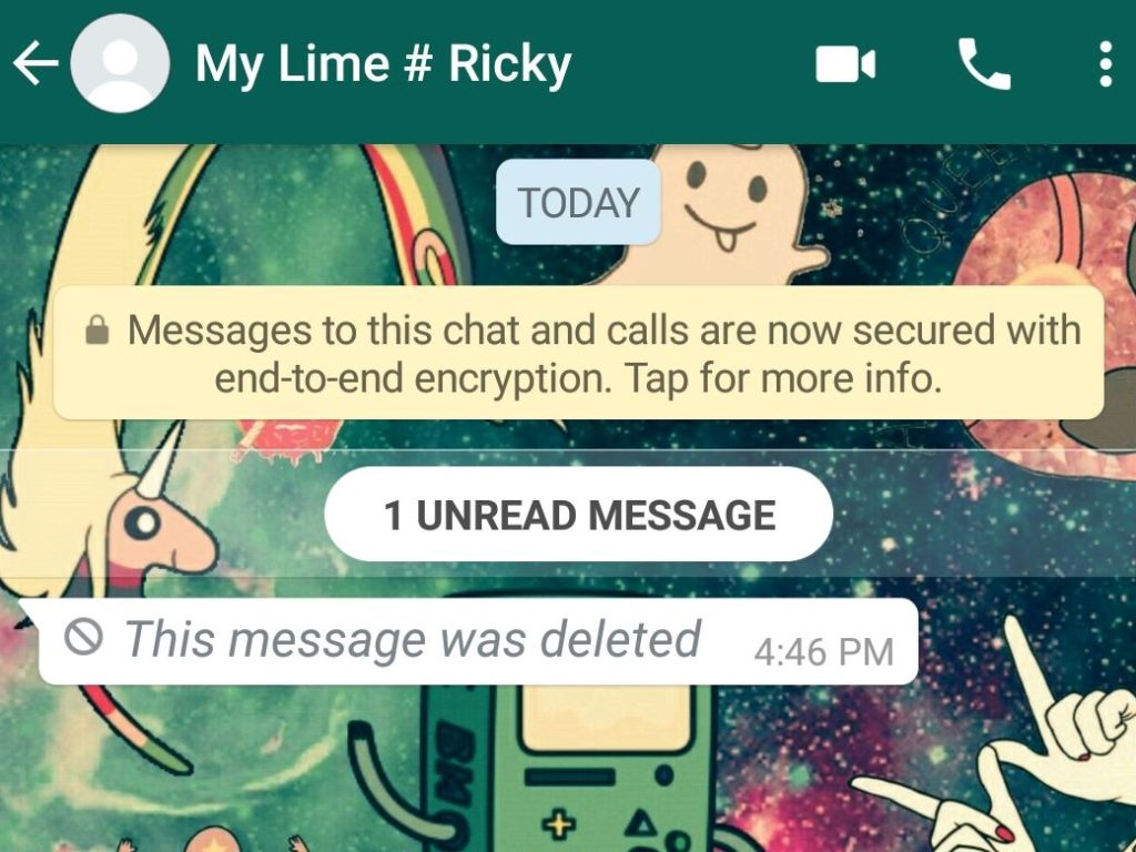 Delete sent Whatsapp messages and Read Messages Deleted by Sender