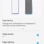 Turn Notification Edge Lighting On and Off Galaxy S8