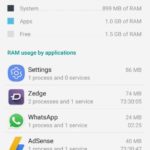 How to see background running apps and services on the Galaxy S8