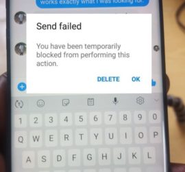 Fix Temporary sending SMS block in Facebook