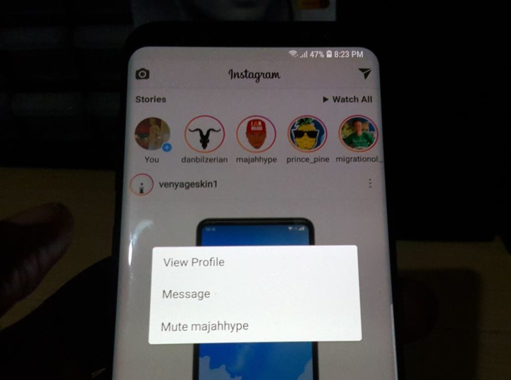 How to Mute a Users Instagram Story