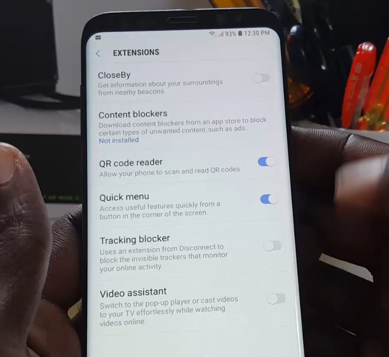 Enable Video Pop-up Player with on the Galaxy S9