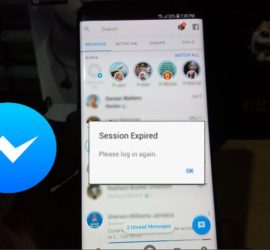 Fix Session Expired Error on Facebook Messenger Android