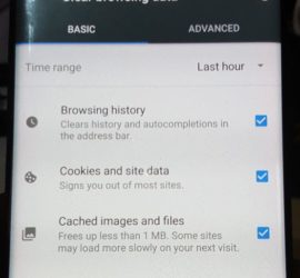How to clear Web Browsing History on Chrome on Android