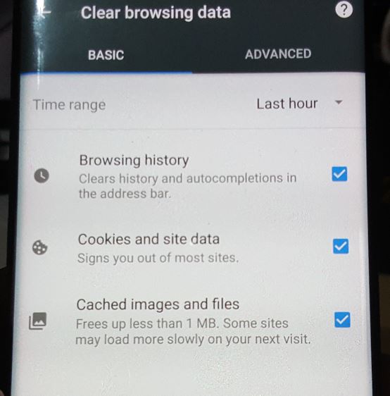 How to clear Web Browsing History on Chrome on Android