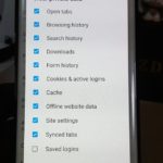 Clear Web Browsing History on Firefox on Android