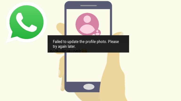 Fix Whatsapp Failed to Update the Profile Photo Please Try Again Later ...