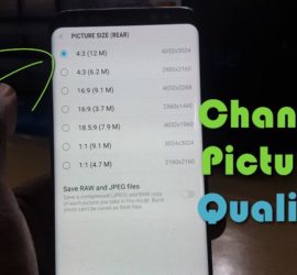 How to adjust the Video and Picture Quality on the Galaxy S8