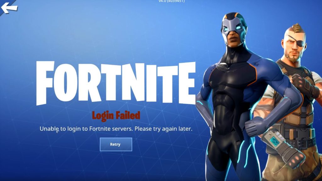 Fortnite Login Error Fix