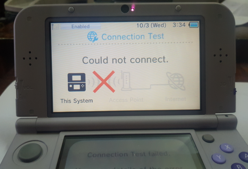 Nintendo 3DS XL Not Connecting to WiFi
