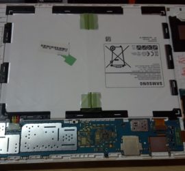 How to Remove back cover of Samsung Tablet