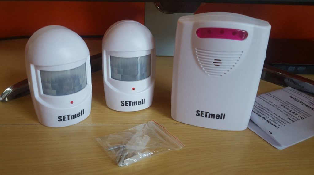 SETmell Wireless Home Security Driveway Alarm and Doorbell