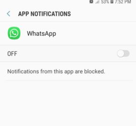 Not receiving Whatsapp Notifications Problem