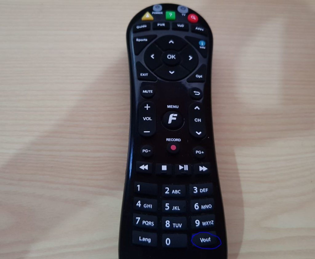 Your TV is currently connected to an inactive output