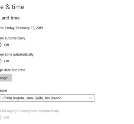 Time Automatically Changes Windows 10