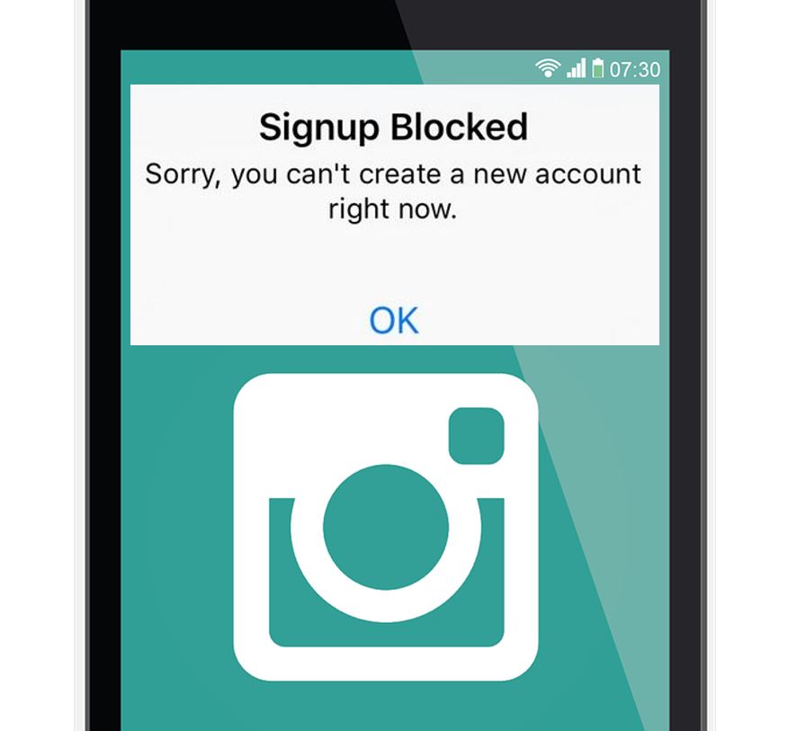 Fix Instagram Signup Blocked