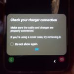 Check Your Charger connection Error Fix