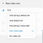 How to Record in UHD 60 fps Galaxy S10?