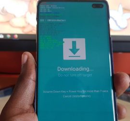 Place Galaxy S10 in and out of Download Mode