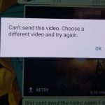 Fix Whatsapp Can’t send this Video.Choose a different Video and try again