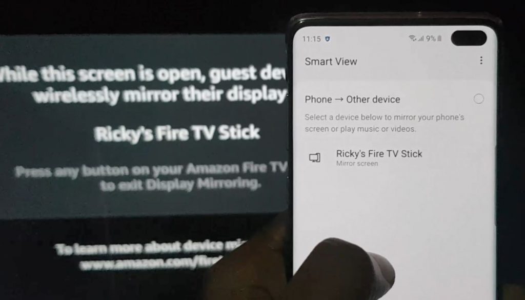 Amazon Fire TV Stick Screen Mirroring