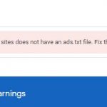 Adsense Ads.txt Warning wont go away Fix