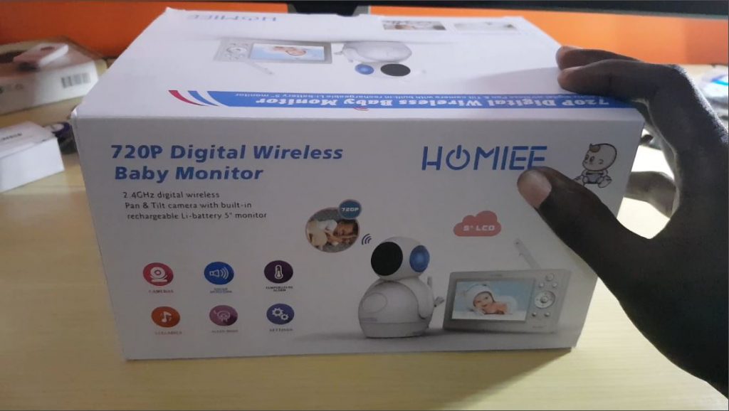 HOMIEE 720P Video Baby Monitor