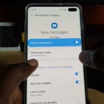 How to Configure SMS Tones and Set up Text Message Notification settings Galaxy S10