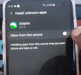 Galaxy S10 Unknown Sources Updated Location