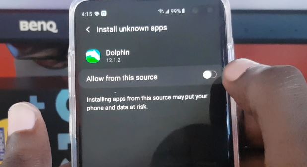 Galaxy S10 Unknown Sources Updated Location