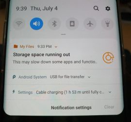 Storage Space Running Out Fix