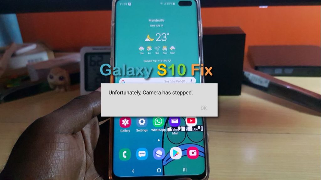 Unfortunately Camera has stopped Galaxy S10 Fix