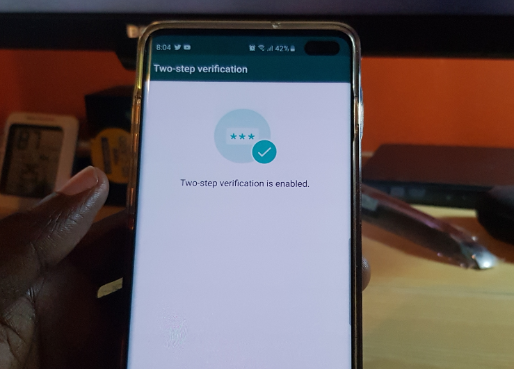 How to Enable Two Step Verification on Whatsapp