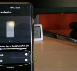 How to Enable Flash Notification Galaxy S10