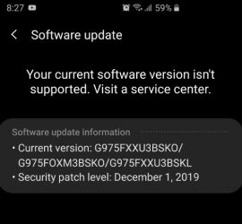 Your Current Software version isn't Supported Fix