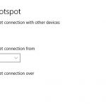Enable Mobile HotSpot on your Windows 10 computer and share your Internet