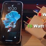 iPhone 5 Watt VS 18 Watt Fast Charger