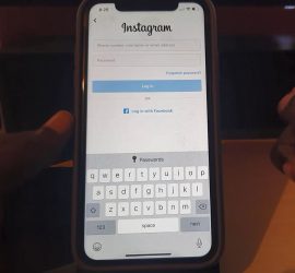 iPhone Reset Instagram Password