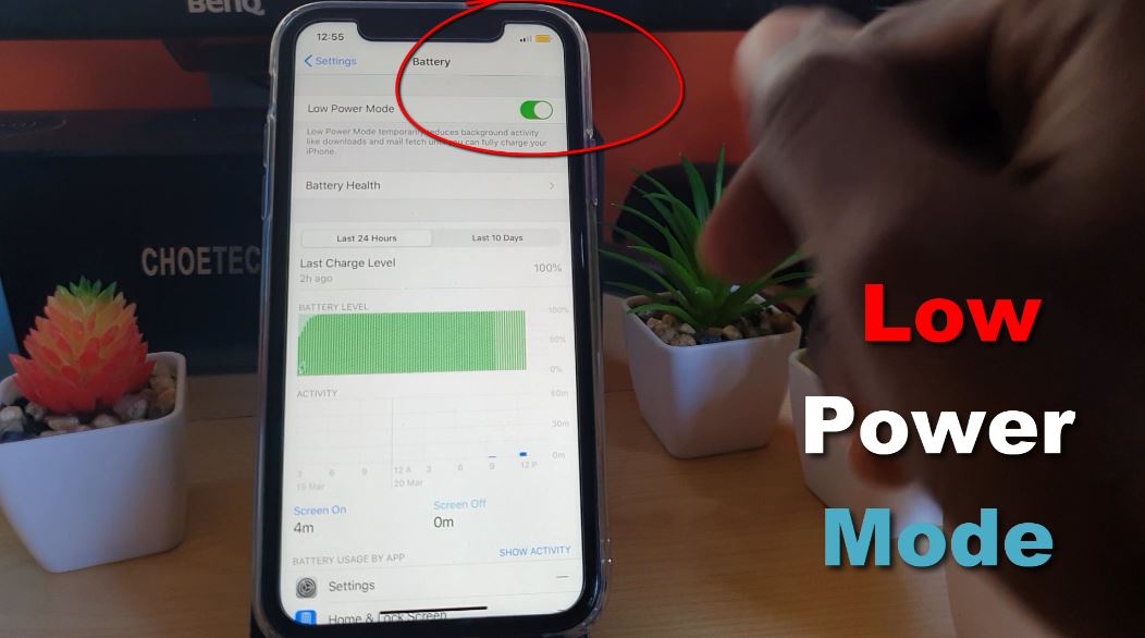 How to put iPhone 11 in low Power mode