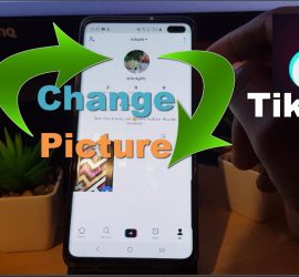 How to change TikTok Profile pic to video