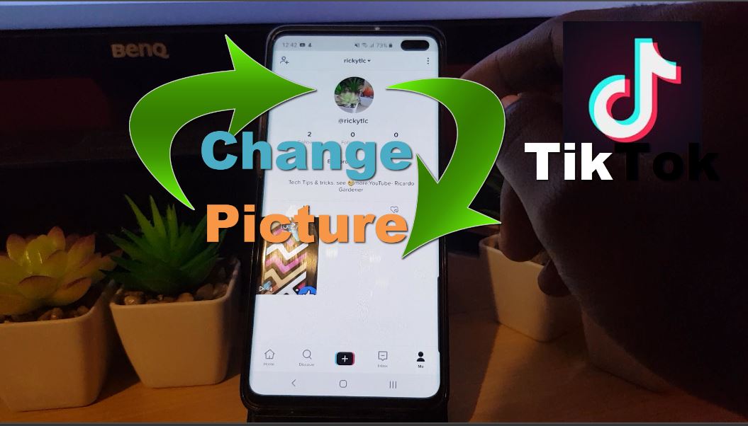 How to change TikTok Profile pic to video or Image