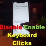 Disable Keyboard Clicks iPhone 11