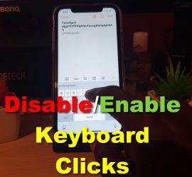 Disable Keyboard Clicks iPhone 11