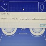 The device has either stopped responding or has been disconnected appears repeatedly Fix