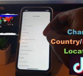 How to change TikTok Region,Country or Location