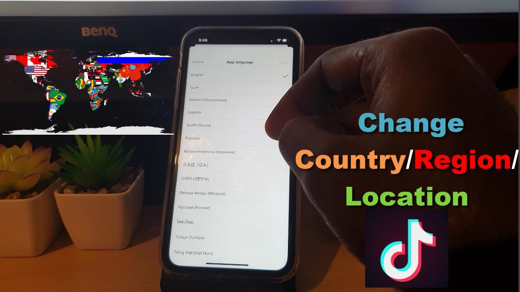 How to change TikTok Region,Country or Location